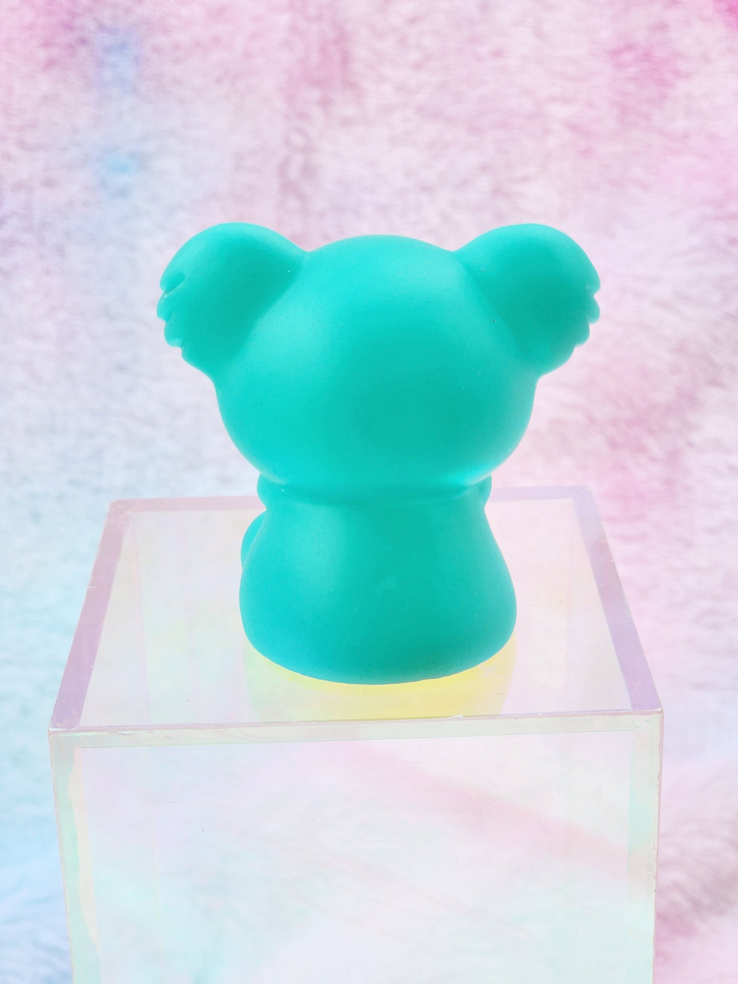 Aqua Ice Cream Koala | Cute Novelty Gifts | Rubber Animals | Animal Gift | Gift for Friend | Office Desk Toy | Individual Item