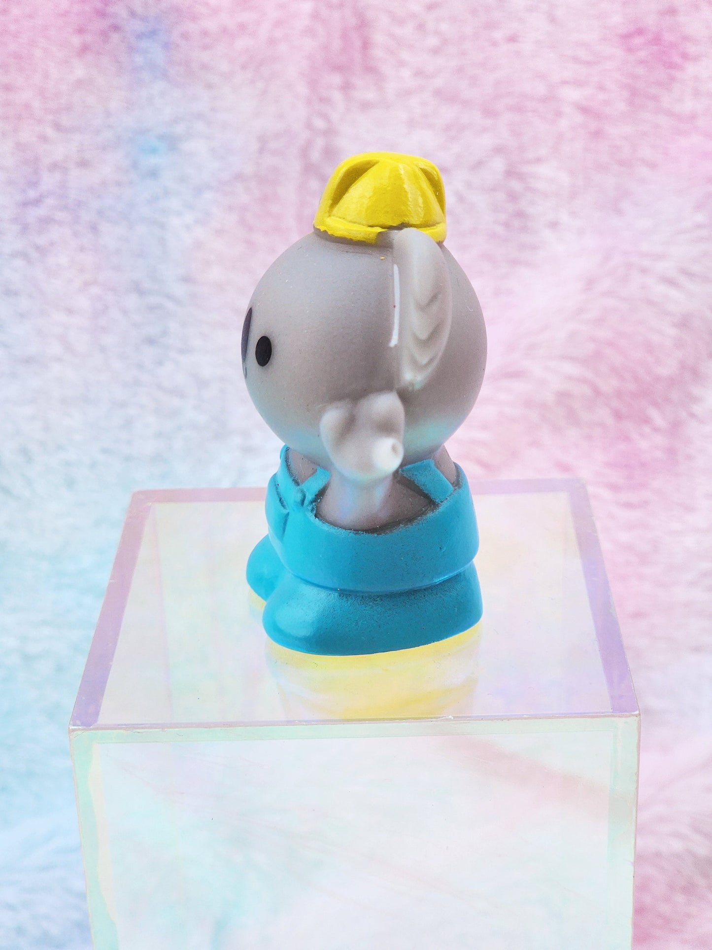 Construction Hard Hat Koala Animal Themed Grey Rubber Figure Rubber Animal Animals Rubber Duck Ducks - Grey Yellow Blue - Individual