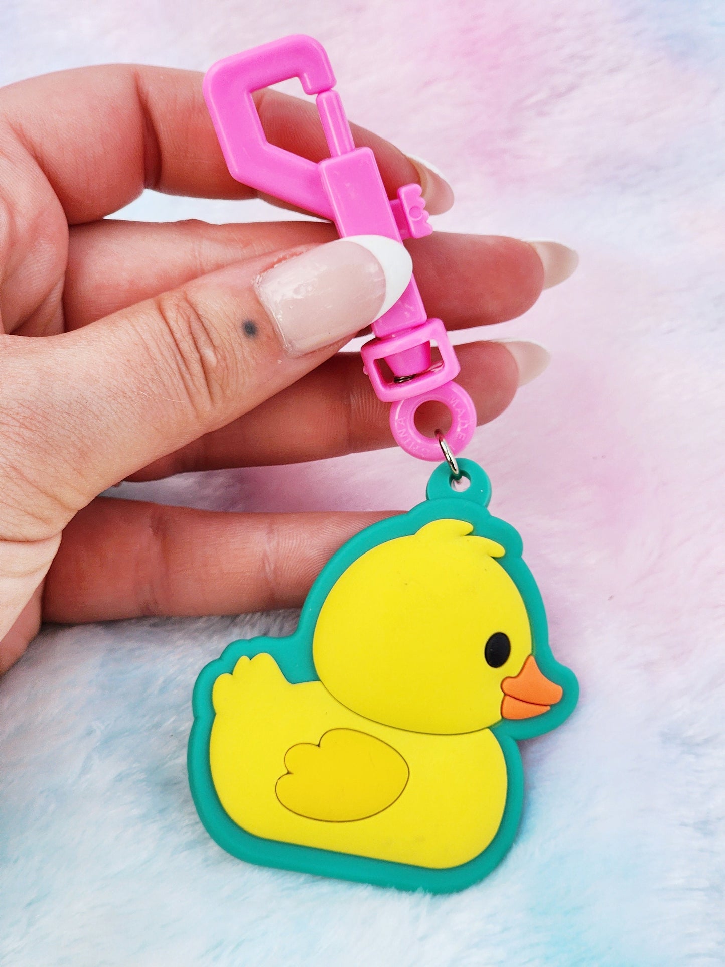 Rubber Duck Backpack Clip | Cute Novelty Gift | Gift for Friend | Funny Accessories | Funny Backpack Clip | Bright Colors | One | Pack of 3