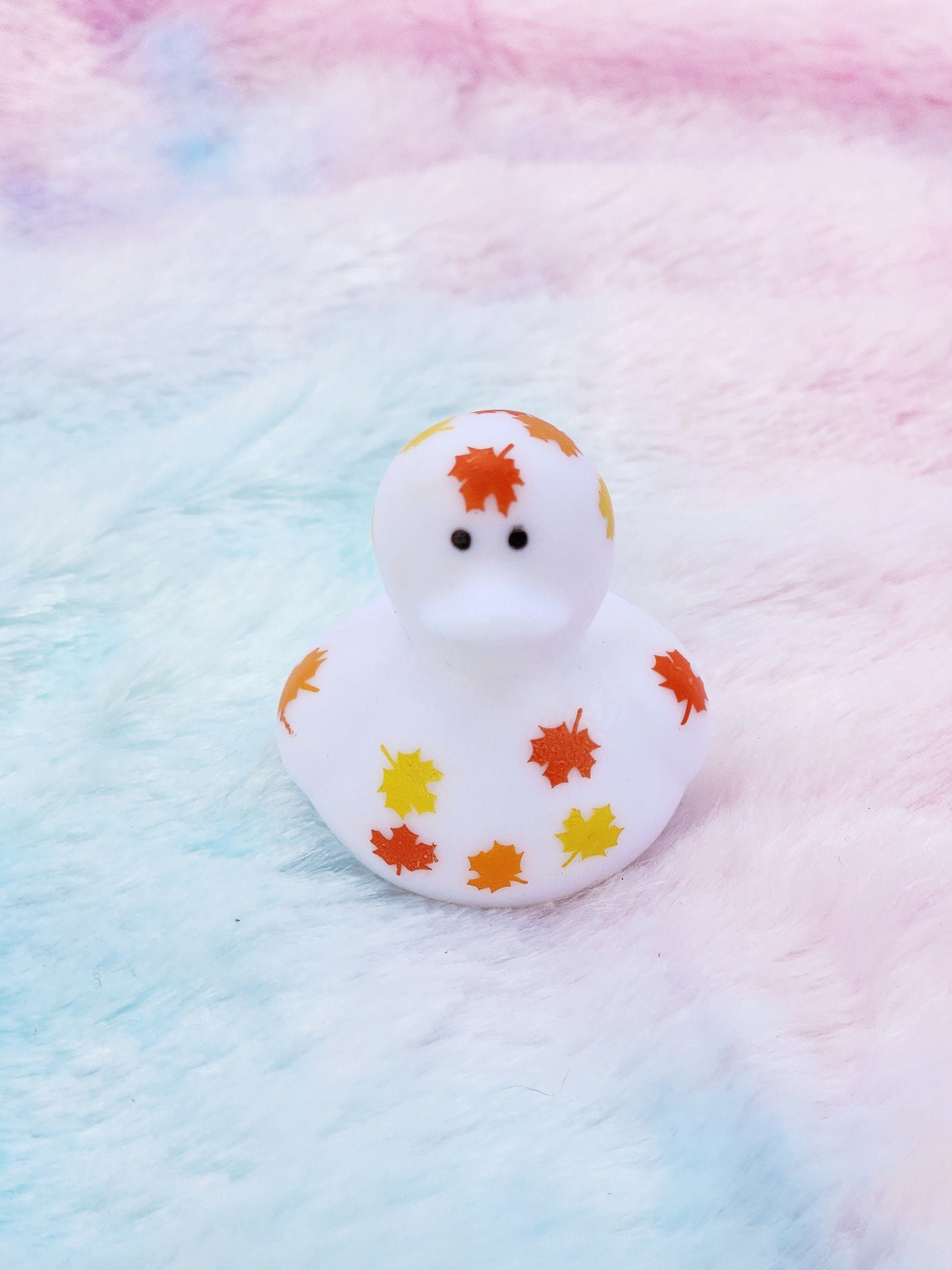 Mini Fall Rubber Ducks | Gift for Friend | Fall Lover | Fall Leaves | Cute Novelty Gift | Office Desk Toy | Individual | Pack of 3