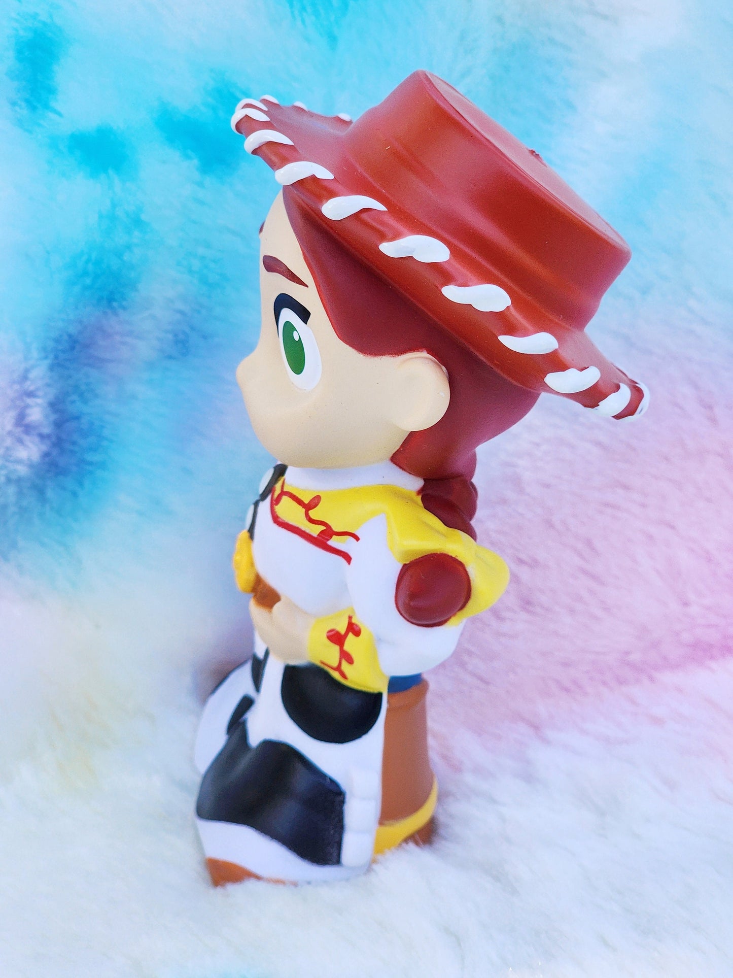 Large Jessie Toy Story Rubber Figure | Disney Lover | Toy Story Gift | Office Desk Toy | Jessie Cowgirl | Individual Item