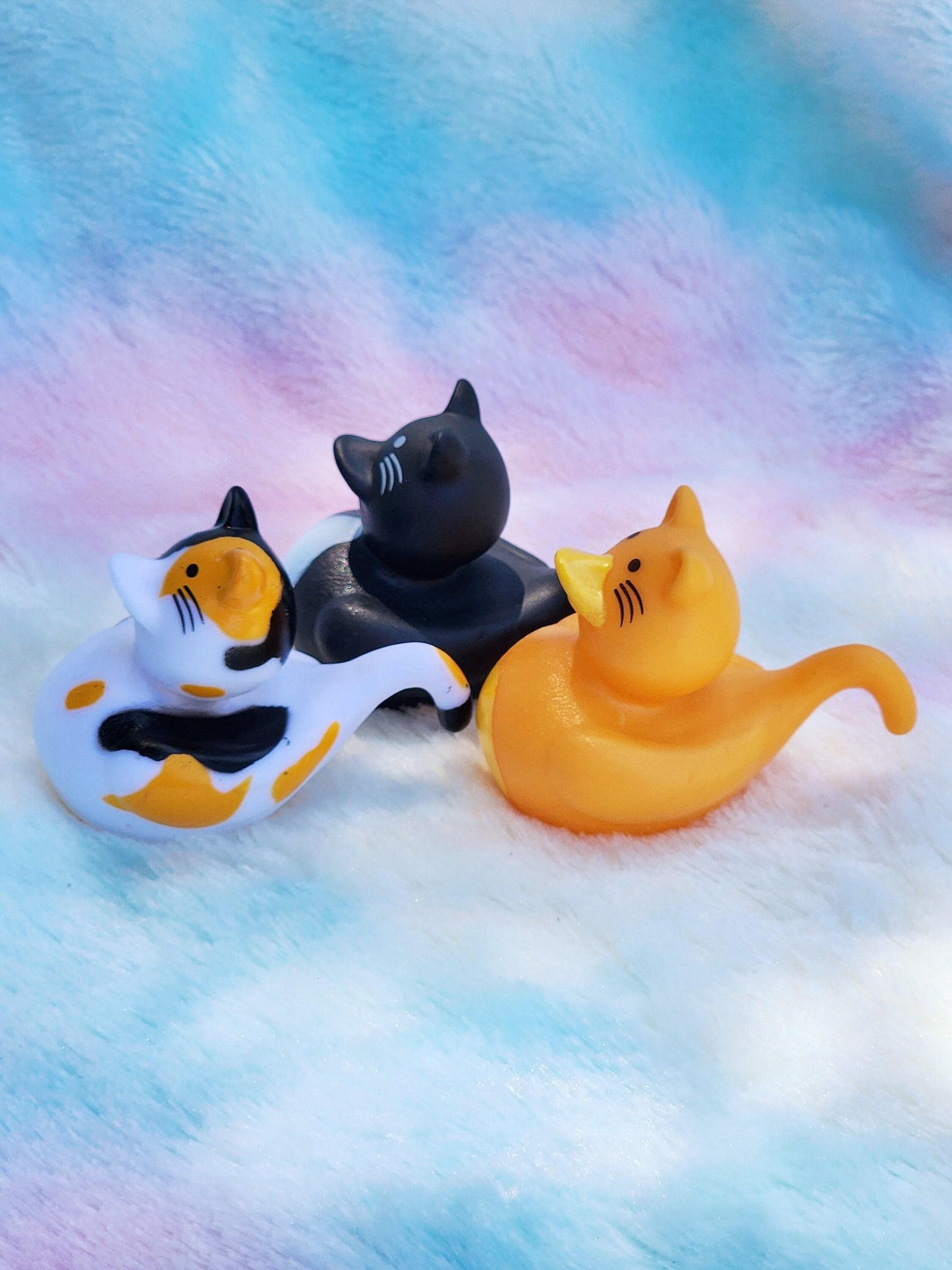 Cat rubber ducks | cute novelty gifts | cat lover | office desk toy | animal gifts | gift for friend | individual