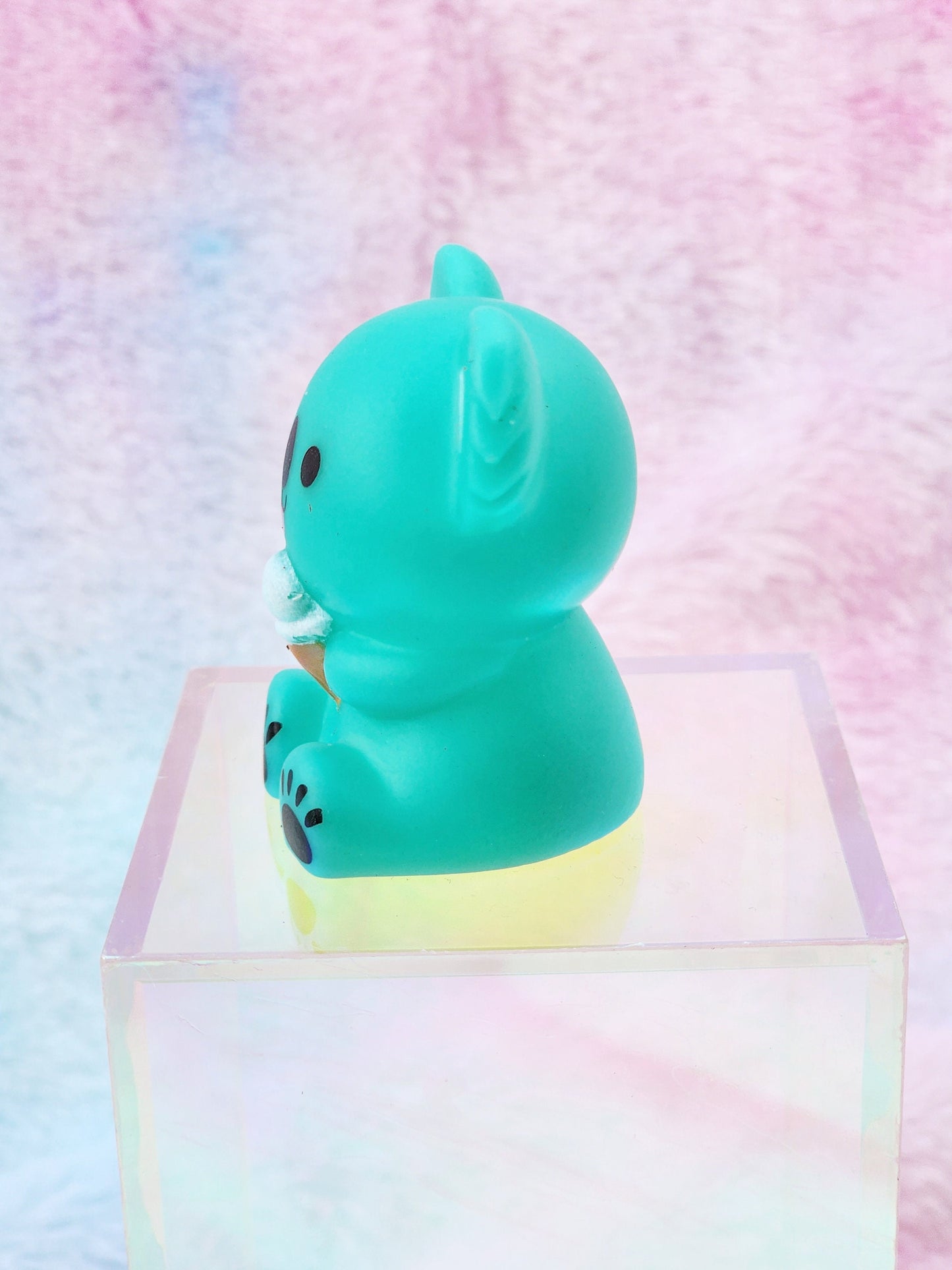 Aqua Ice Cream Koala | Cute Novelty Gifts | Rubber Animals | Animal Gift | Gift for Friend | Office Desk Toy | Individual Item