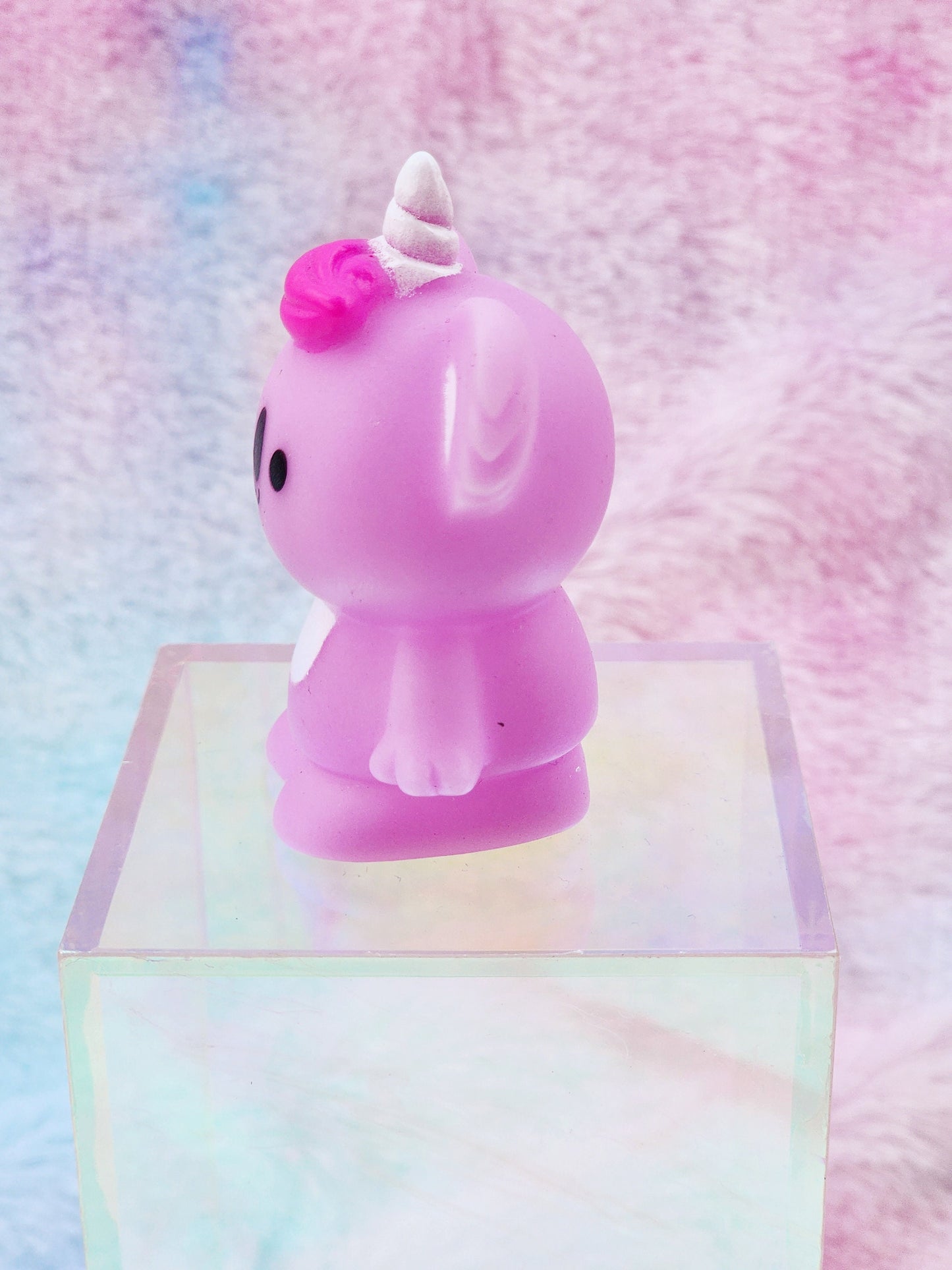 Unicorn Mythical Koala Animal Themed Pink Rubber Figure Rubber Animal Animals Rubber Duck Ducks - Pink White Light Pink - Individual