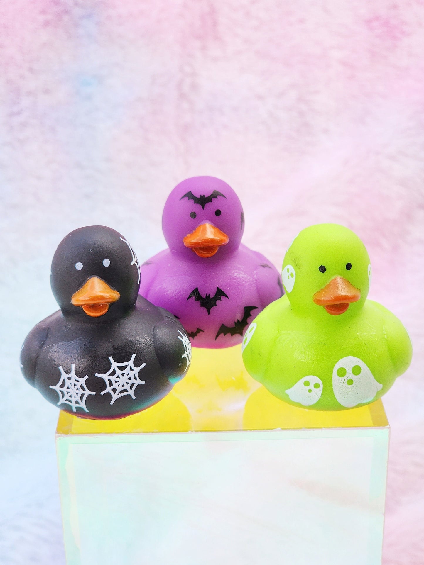 Mini Halloween Rubber Ducks | Gift for Friend | Halloween Lover | Cute Novelty Gift | Office Desk Toy | Individual | Pack of 3