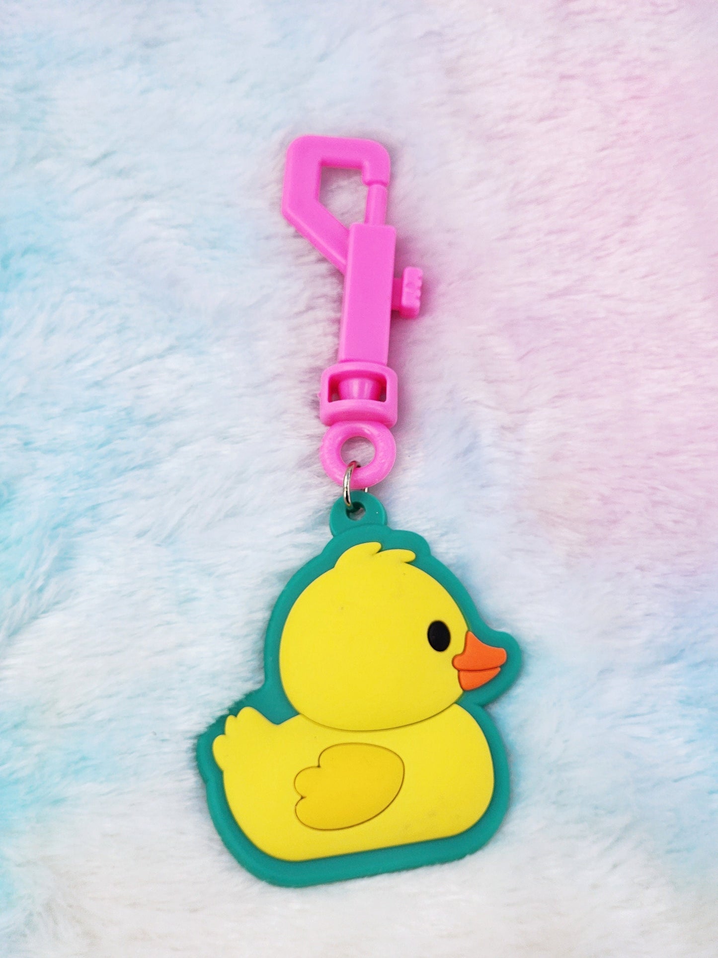 Rubber Duck Backpack Clip | Cute Novelty Gift | Gift for Friend | Funny Accessories | Funny Backpack Clip | Bright Colors | One | Pack of 3