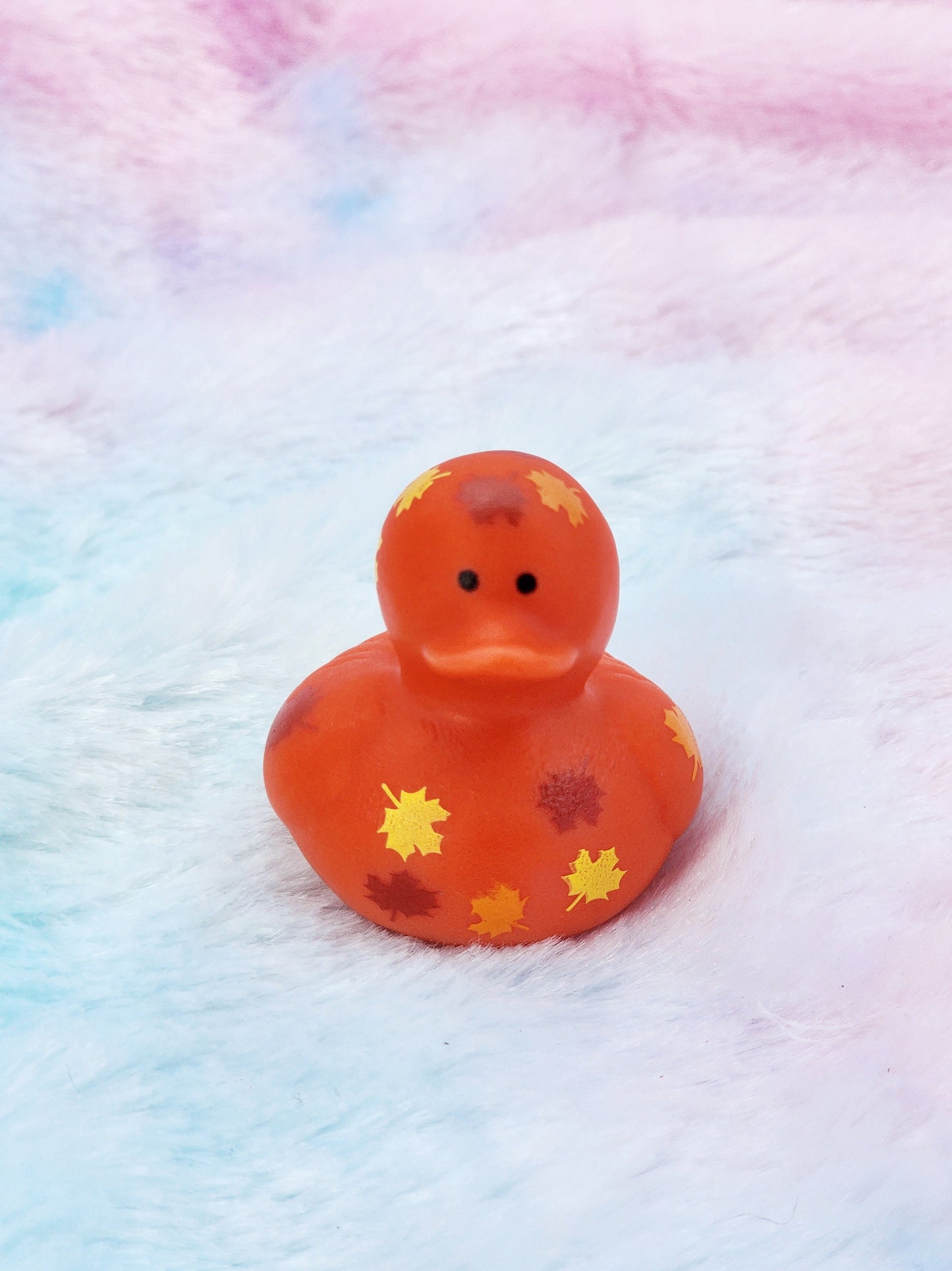 Mini Fall Rubber Ducks | Gift for Friend | Fall Lover | Fall Leaves | Cute Novelty Gift | Office Desk Toy | Individual | Pack of 3